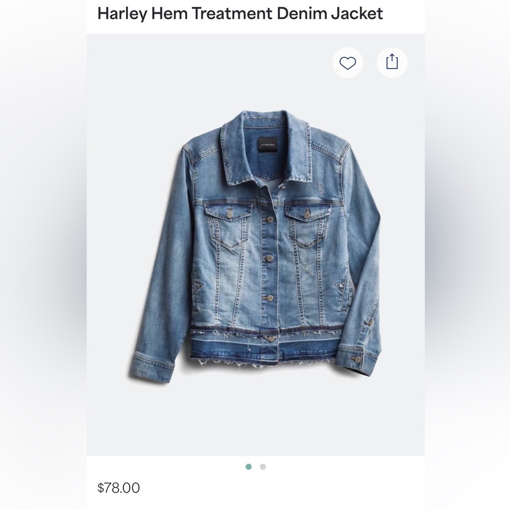 Liverpool Harley Hem Treatment Jean Jacket